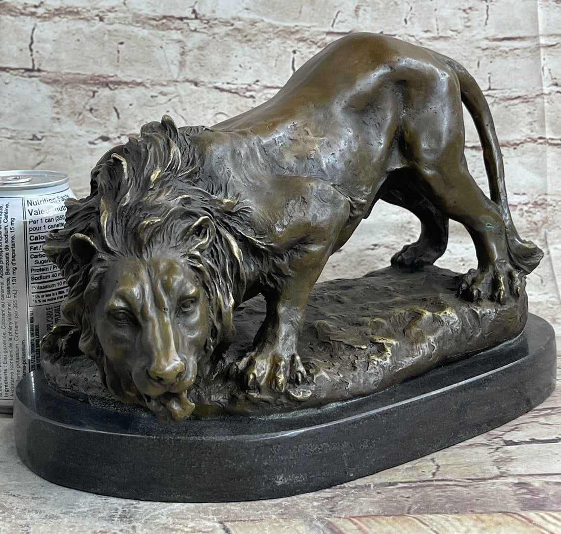 Lion Animal Edition Bronze Sculpture - 2