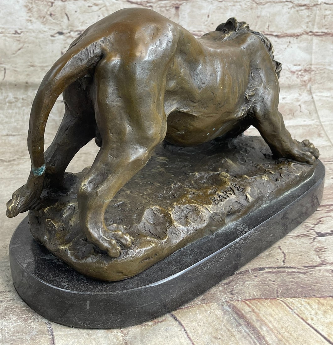 Lion Animal Edition Bronze Sculpture - 6