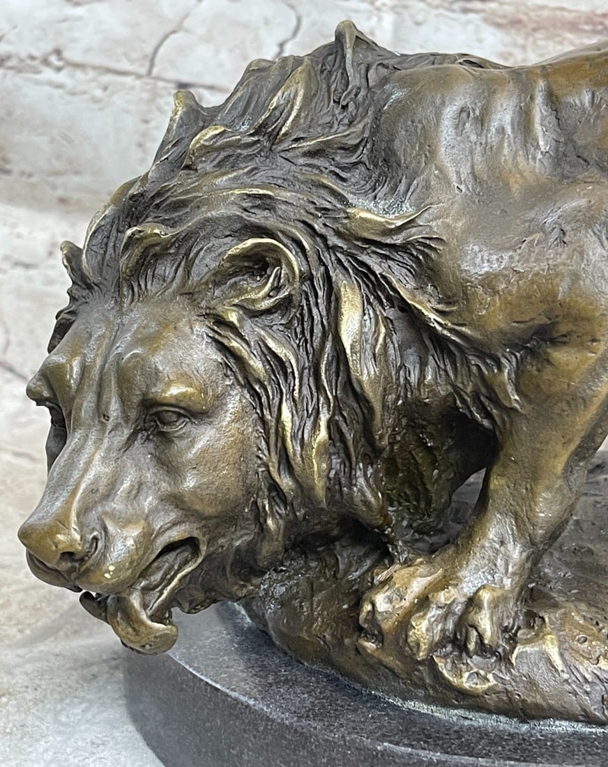 Lion Animal Edition Bronze Sculpture - 9