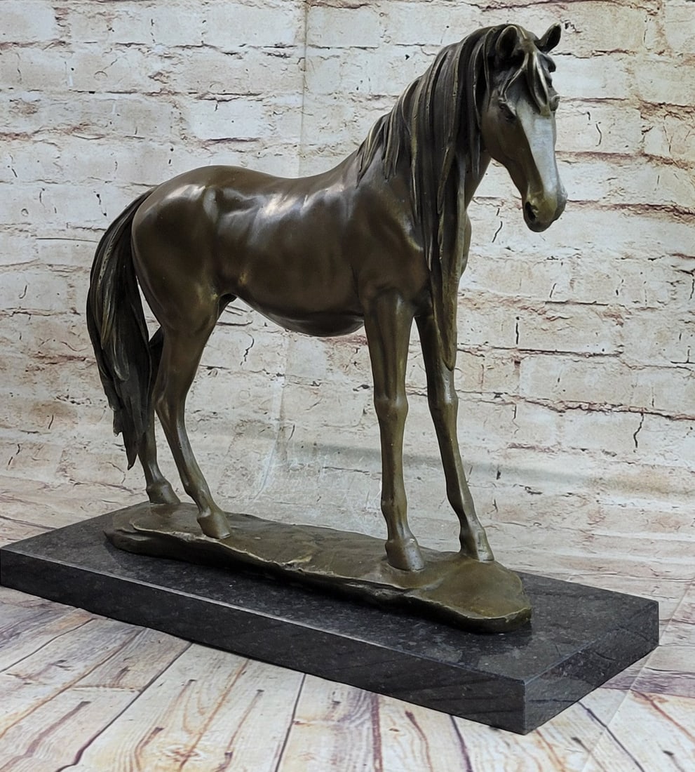 Arabian Horse Racing Bronze Sculpture (1 of 9)