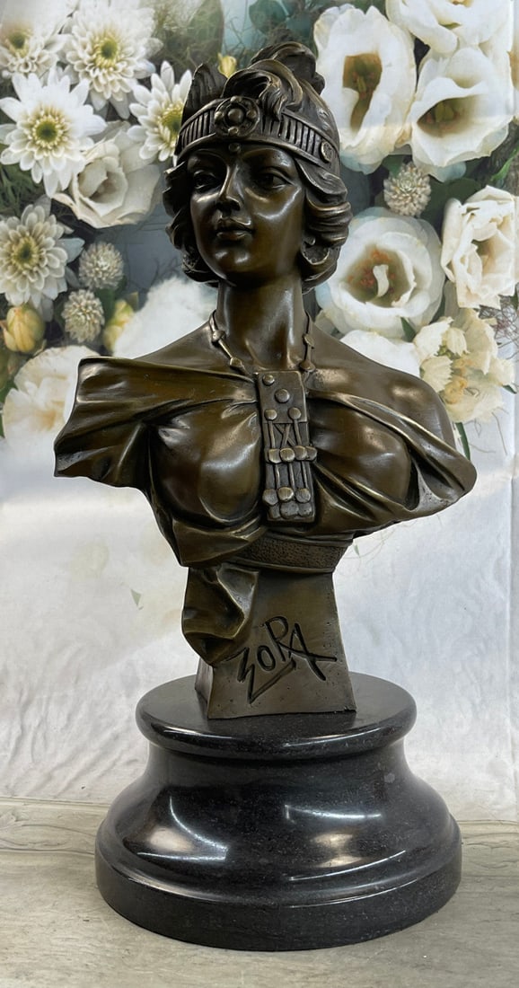 Sexy Goddess Bronze Sculpture: This ensures a quality Bronze Sculpture that may be passed down from generation to generation. With her deep-cut eyes, it seems as if she is looking straight at you. This Bronze Statue is handmade and