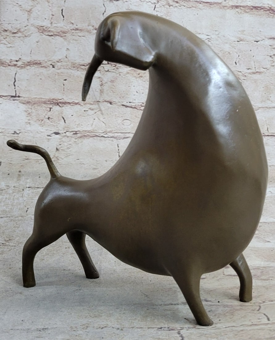 Animal Edition Bull Bronze Sculpture (1 of 10)