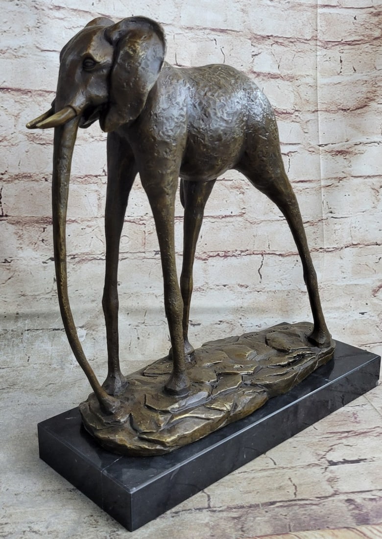 Elephant Bronze Sculpture: The eccentric manner and attention-grabbing public actions sometimes drew more attention than his artwork, to the dismay of those who held his work in high esteem, and to the irritation of his critics