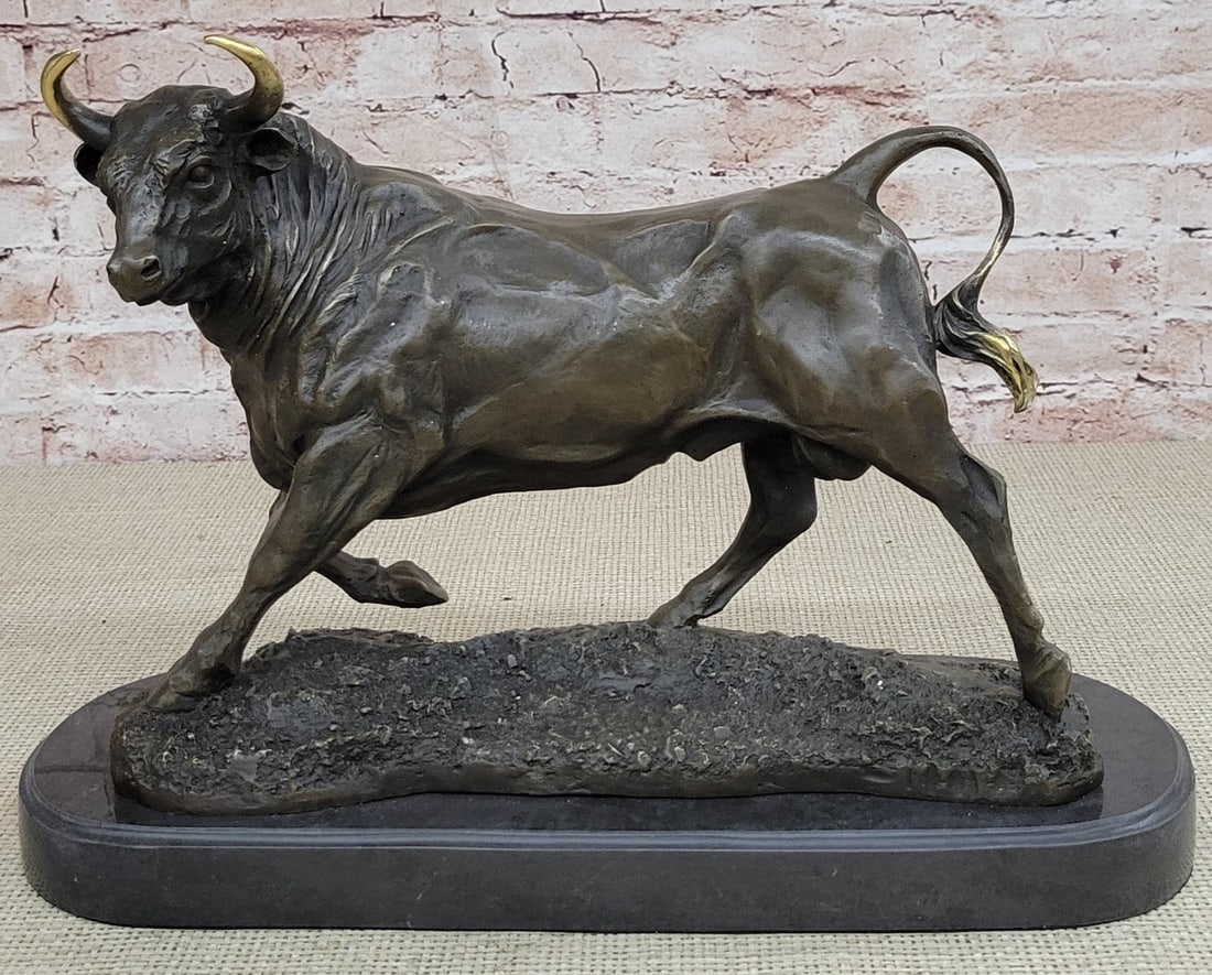 Bull Bronze Sculpture (1 of 9)
