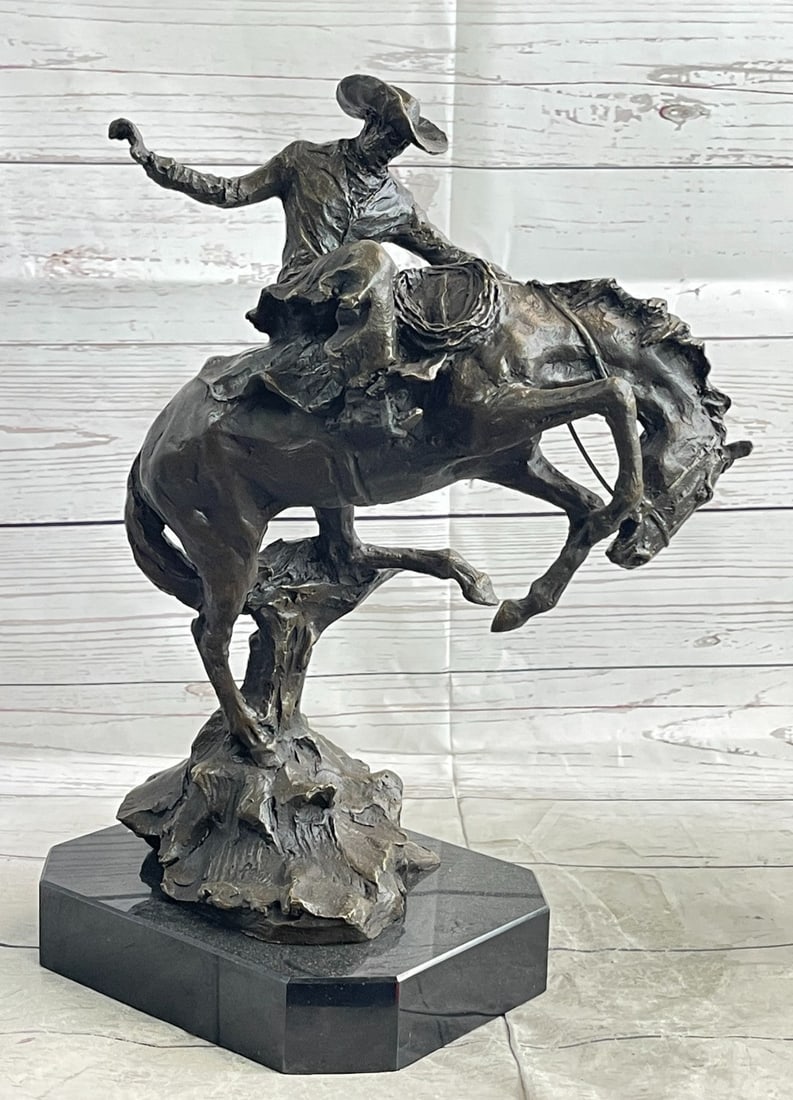 Bronco Buster Bronze Sculpture (1 of 9)