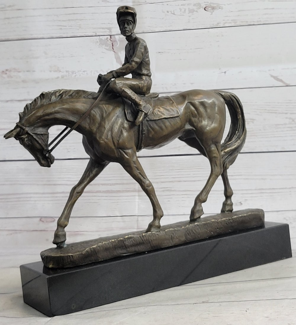 Horse and Jockey Bronze Figure (1 of 9)