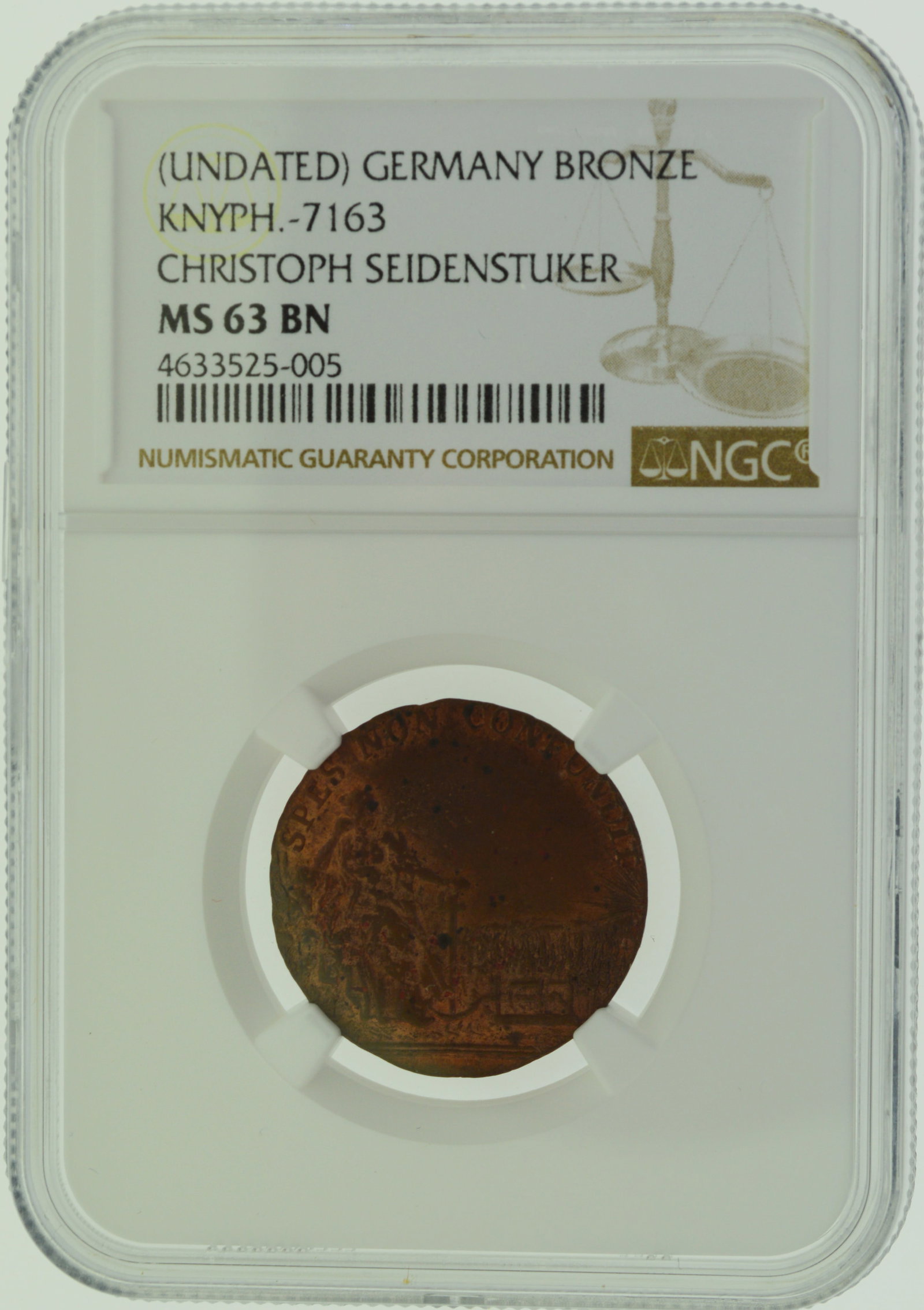 Undated (ca. 1780-85) Zellerfeld Mint NGC MS63 Germany: This Undated Zellerfeld Mint coin from Germany, approximately dated 1780–1785, is a remarkable example of 18th-century German minting. Certified NGC MS63, it exhibits sharp details, strong luster,