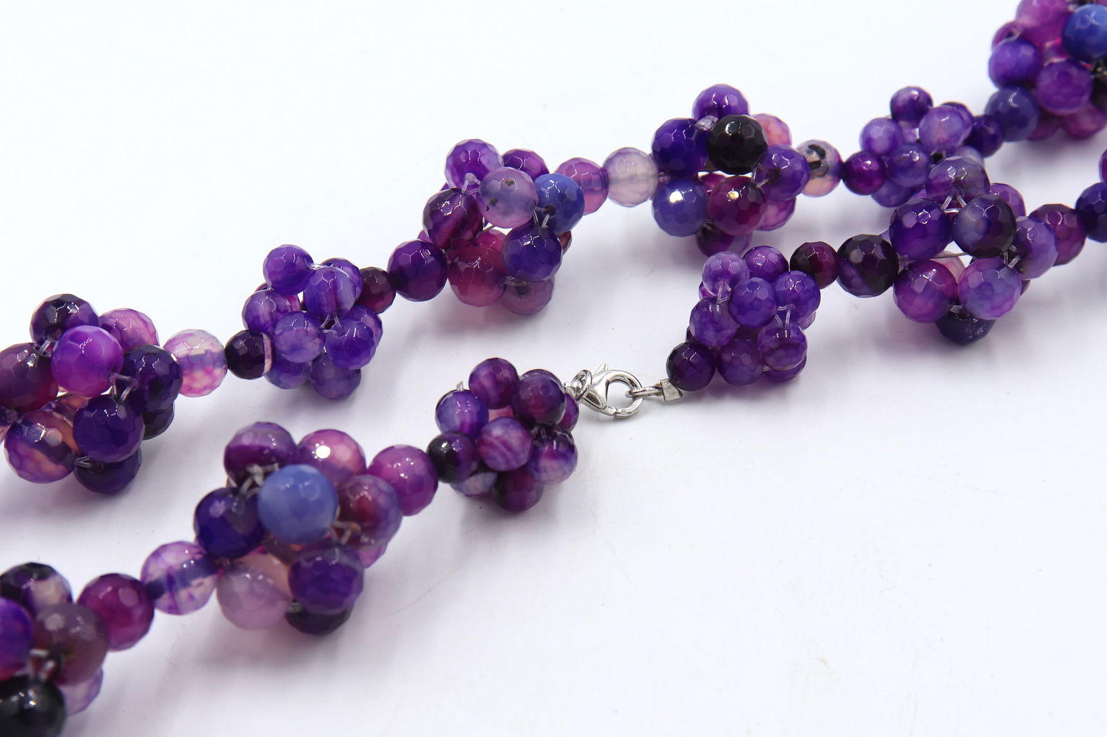Cluster Amethyst Necklace - 3