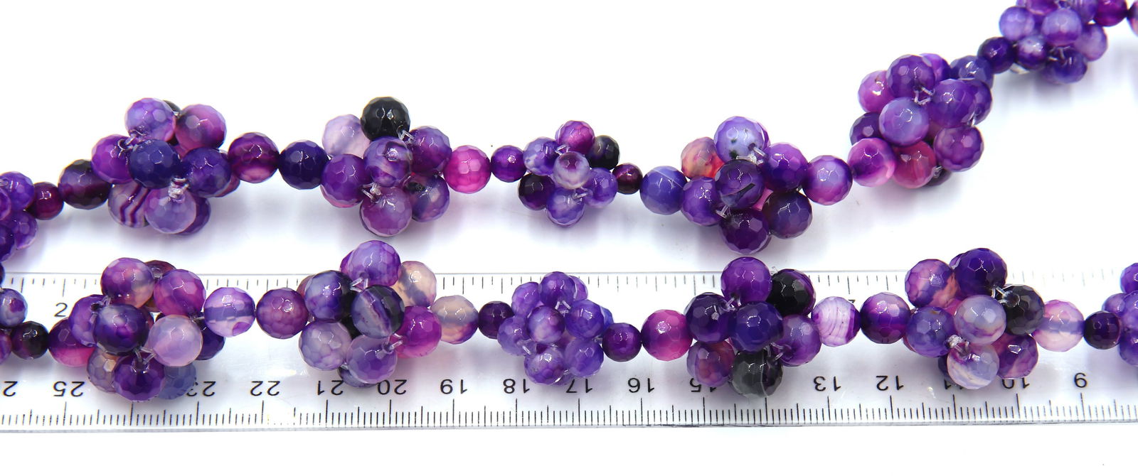 Cluster Amethyst Necklace - 4
