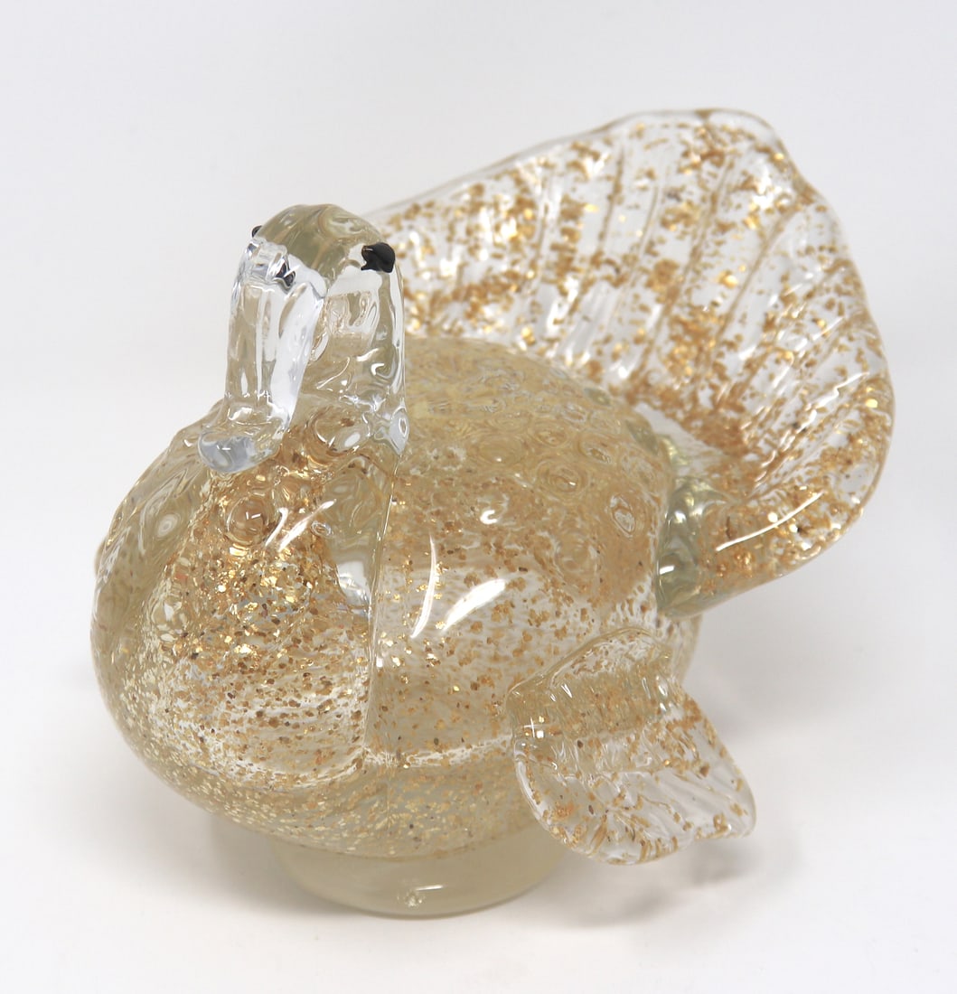 Hand Blown Turkey Figurine - 6