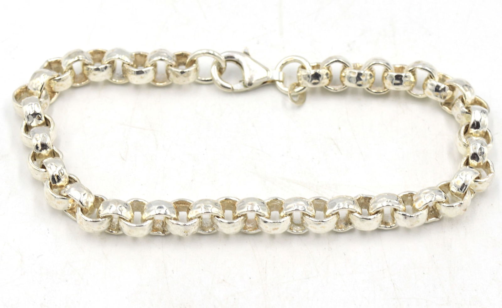 925 Sterling silver Rolo bracelet (1 of 5)