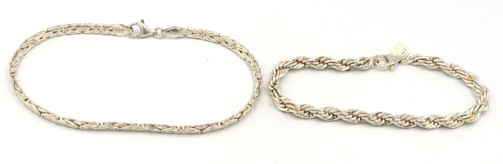 Lot of 2 925 sterling silver bracelets (1 of 7)