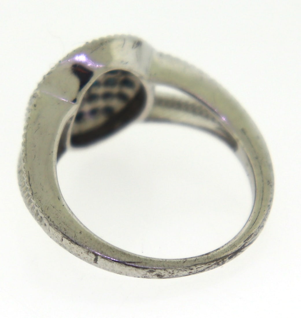 925 Sterling Silver Gemstone Ring - 4