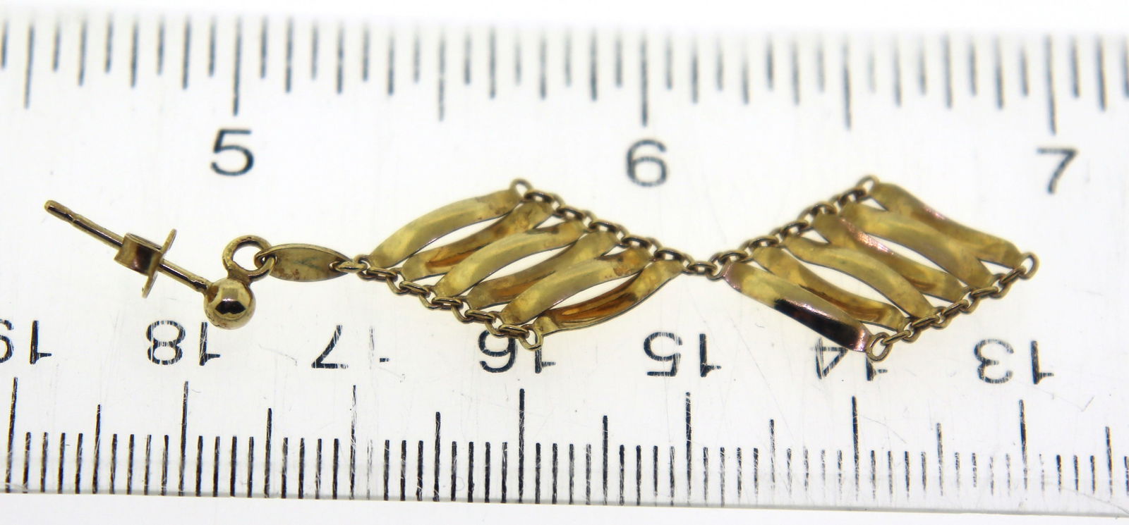 925 Sterling silver dangle earrings - 3