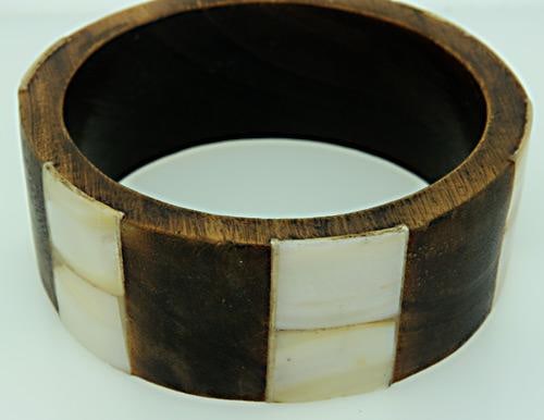 Wide wooden Bangle - 2
