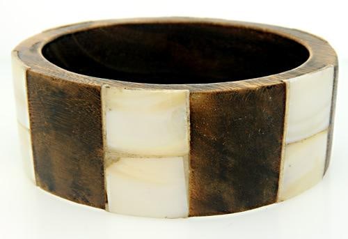 Wide wooden Bangle - 4