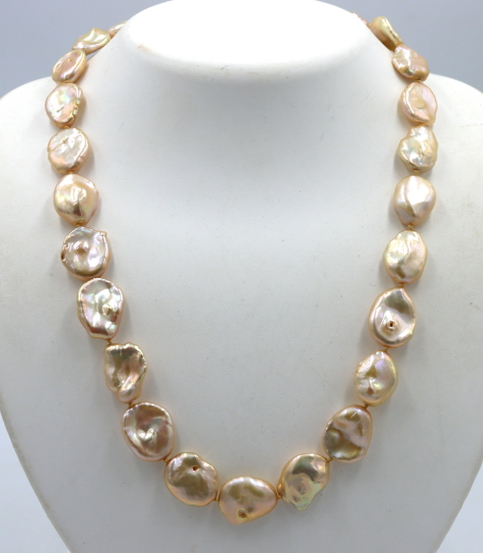 Honora pearl necklace with sterling silver clasp (1 of 5)