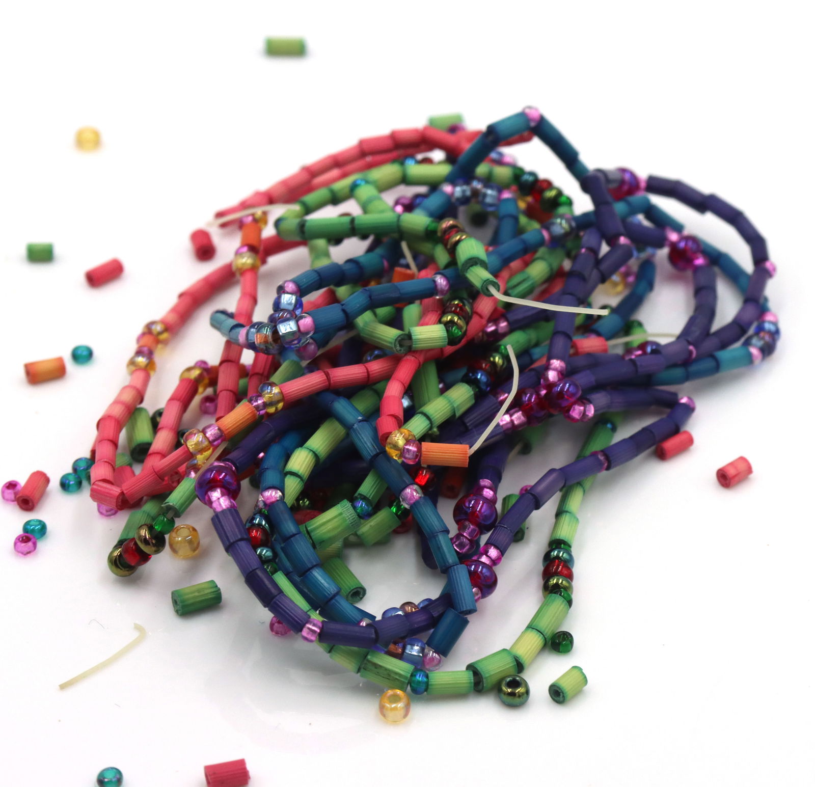 Multi color gemstone strands - 3