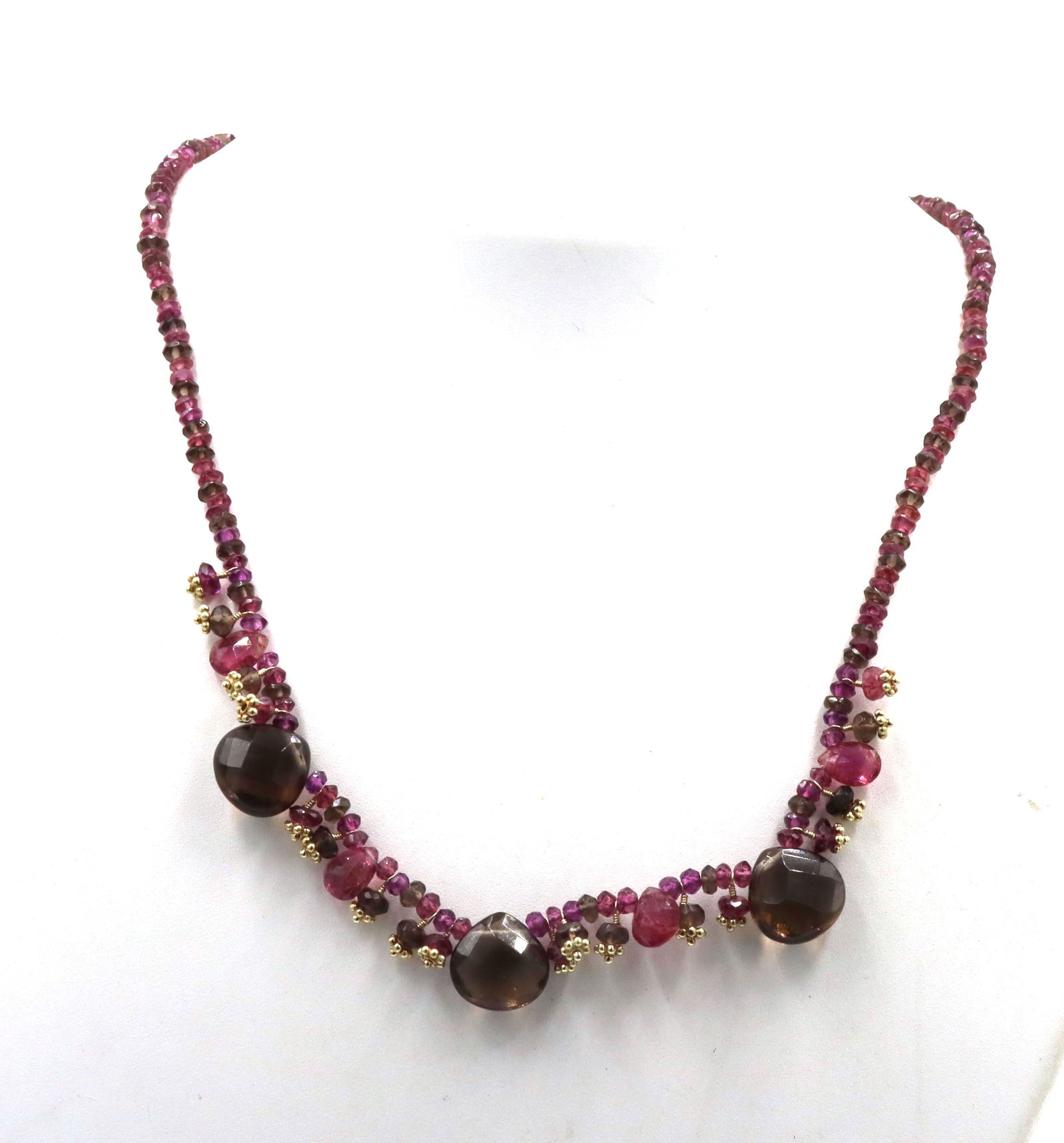 Garnet beaded necklace (1 of 5)