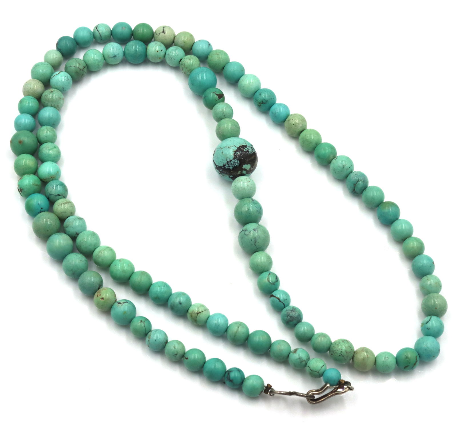Turquoise beaded necklace - 3