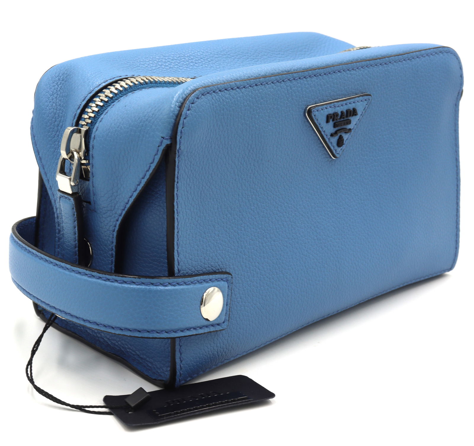 Prada Leather Wristless Bag - 4