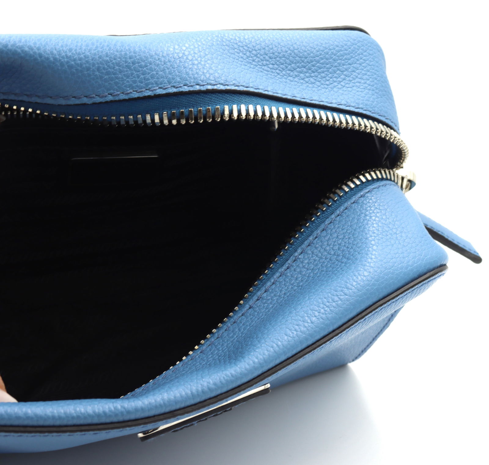 Prada Leather Wristless Bag - 7