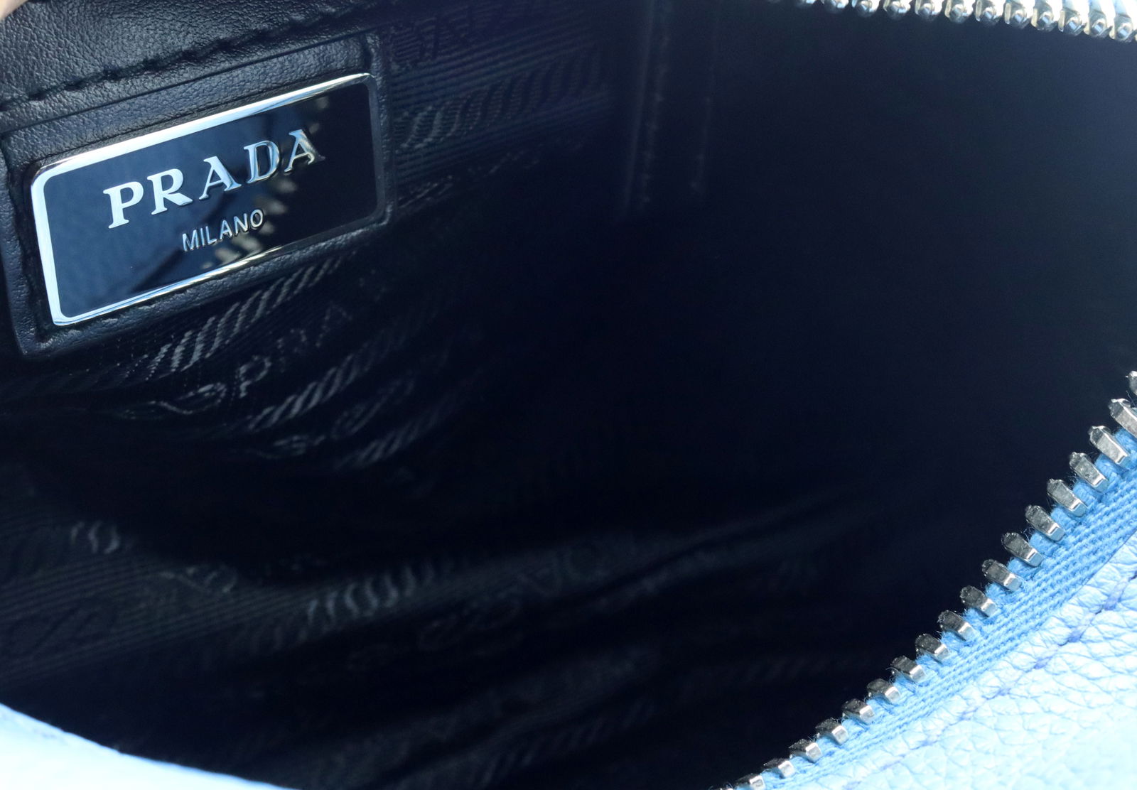Prada Leather Wristless Bag - 8
