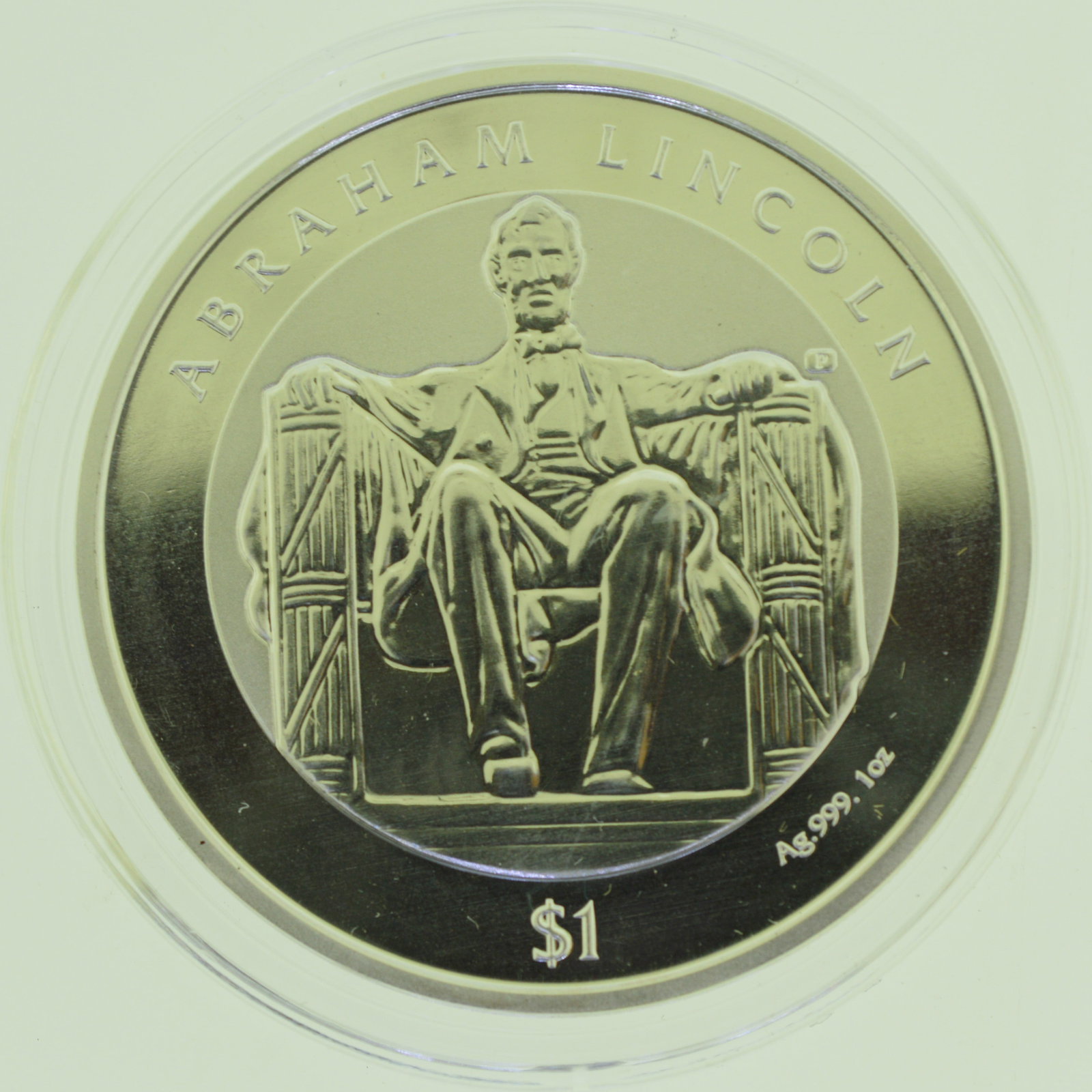 2022 BVI Lincoln Memorial 100th Anniversary 1 oz .999 Silver Coin: 2022 BVI Lincoln Memorial 100th Anniversary 1 oz .999 Silver Coin.