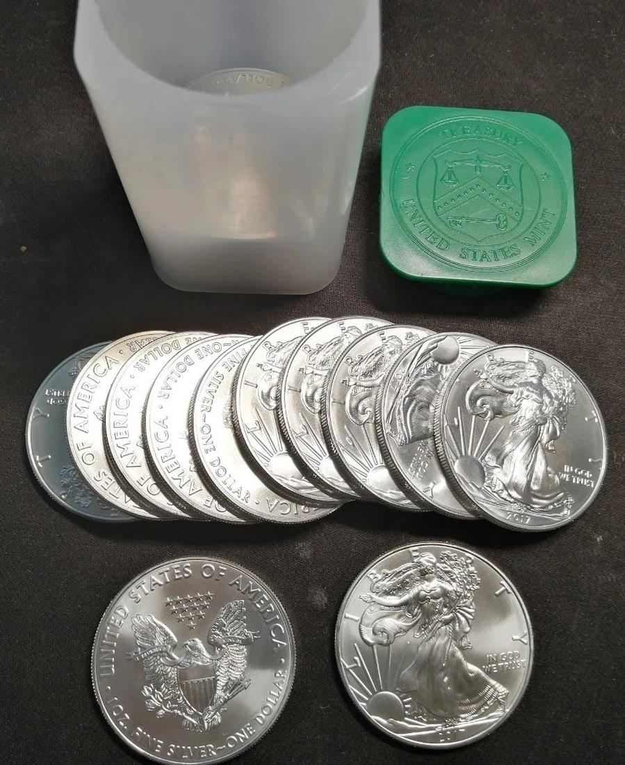 1964 90% Silver Kennedy Half Dollar – Original Bank Wrapped (OBW) Roll – Brilliant Uncirculated (1 of 3)