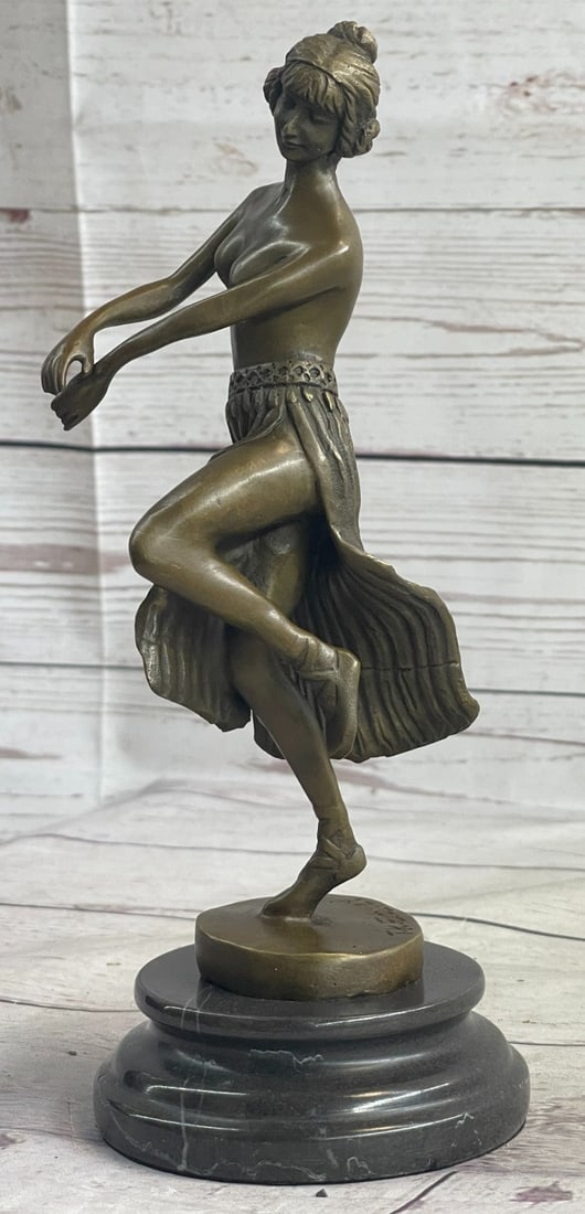 Lady Dancer Bronze Sculpture - 3