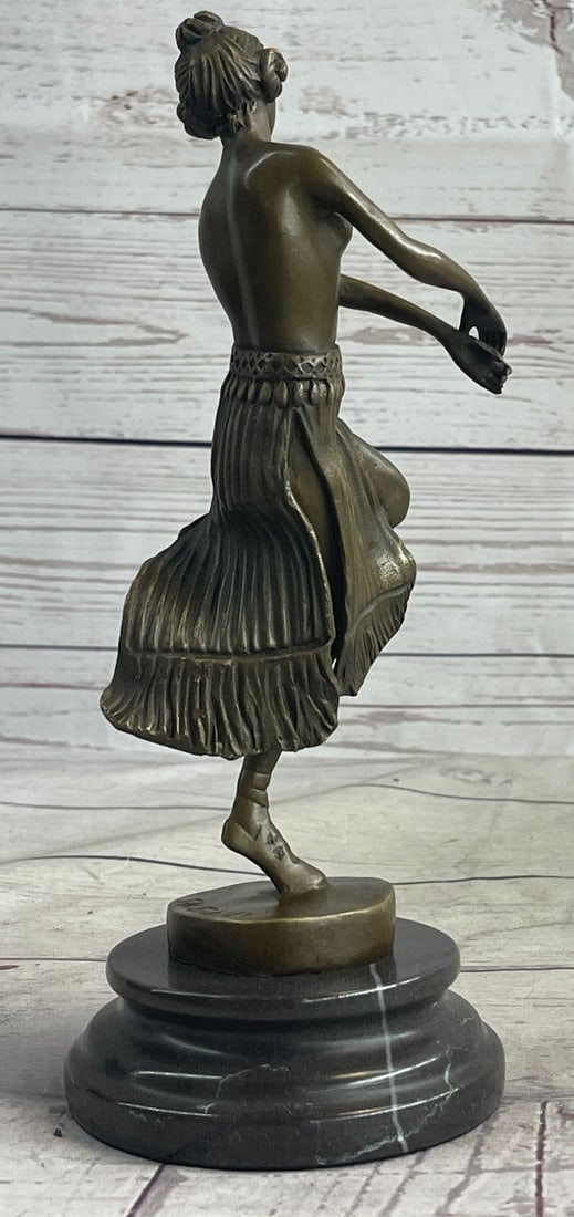 Lady Dancer Bronze Sculpture - 5