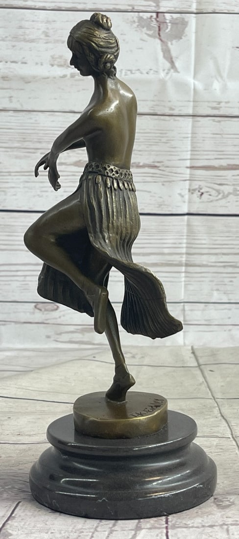 Lady Dancer Bronze Sculpture - 6