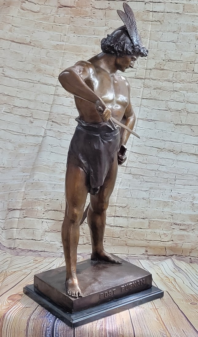 Post Pugnam Picault Bronze Statue - 3