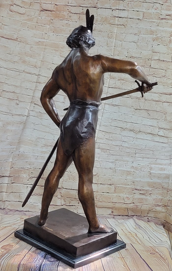 Post Pugnam Picault Bronze Statue - 4
