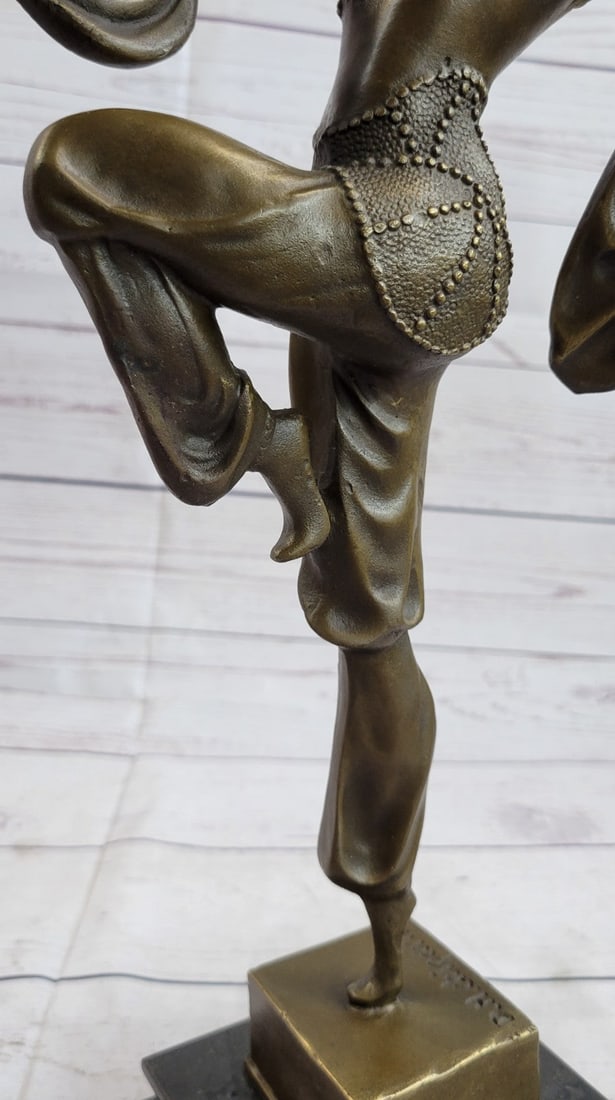 Belly Dancer Bronze Sculpture - 8
