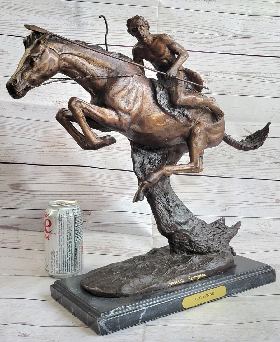Cheyenne Bronze Sculpture - 2