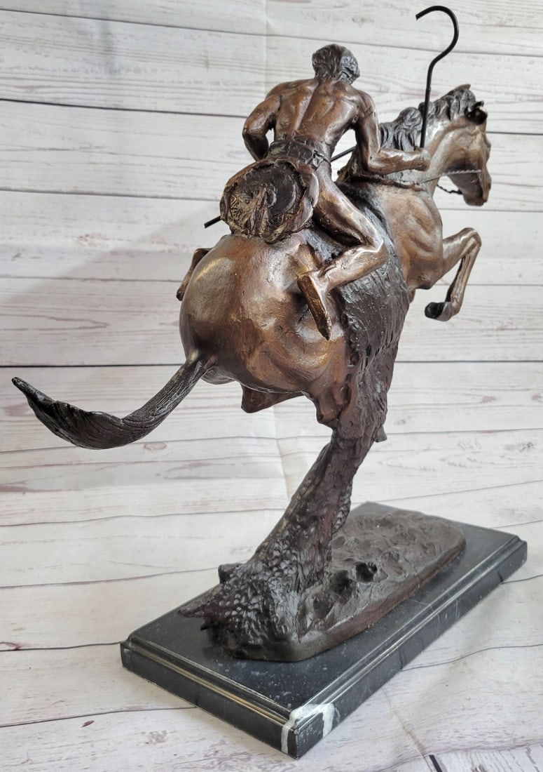 Cheyenne Bronze Sculpture - 4