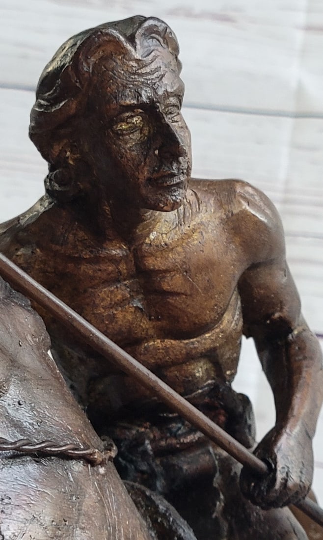 Cheyenne Bronze Sculpture - 7