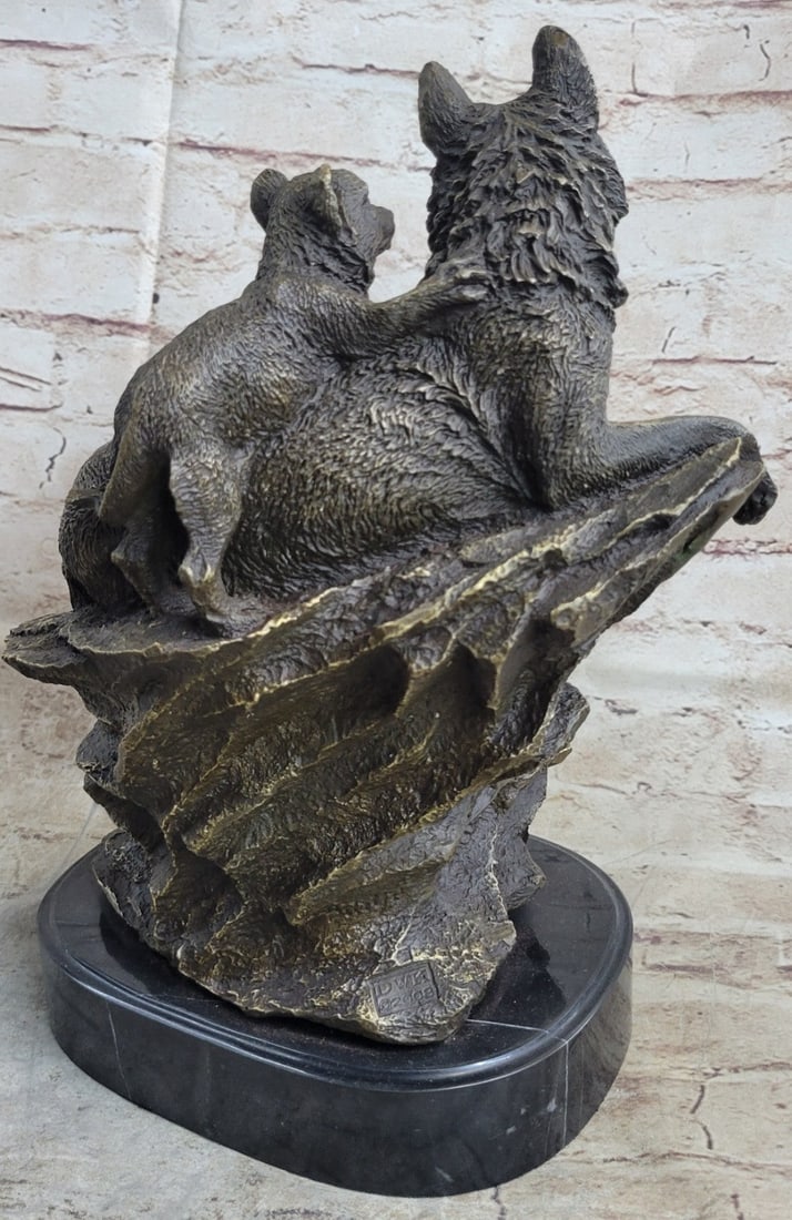 Wolf Animal Edition Bronze Statue - 6