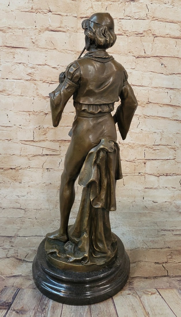 War Drummer Bronze Sculpture - 5