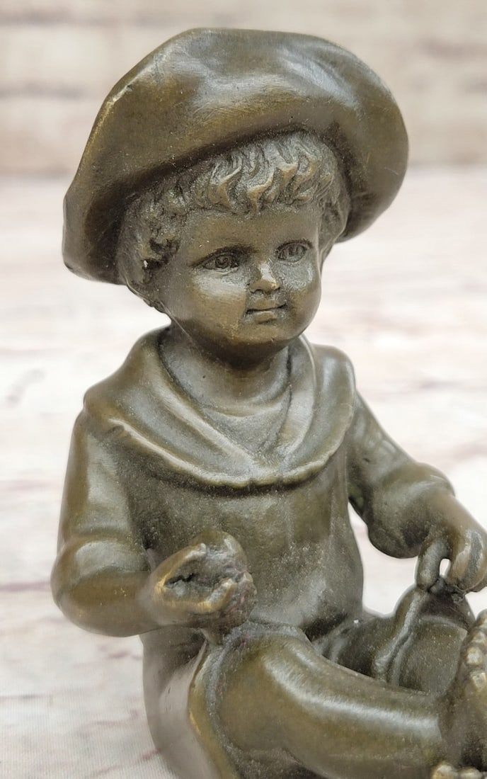 Boy Bronze Sculpture - 6