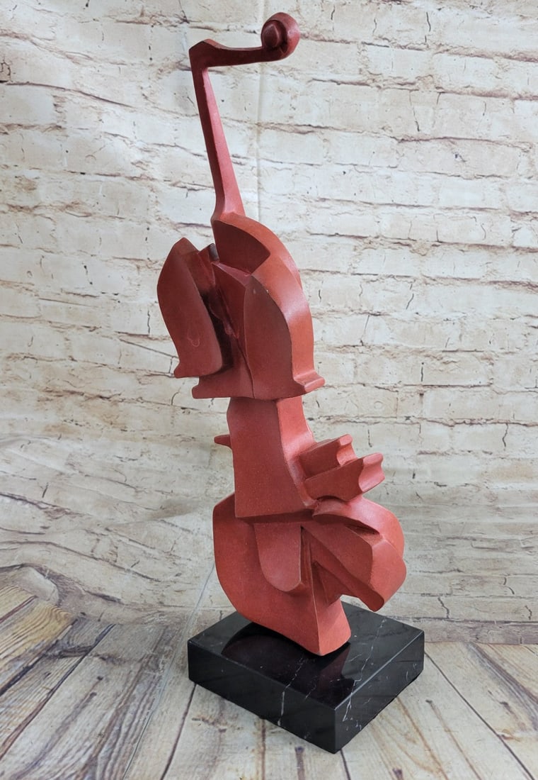 Cello Bronze Sculpture - 3