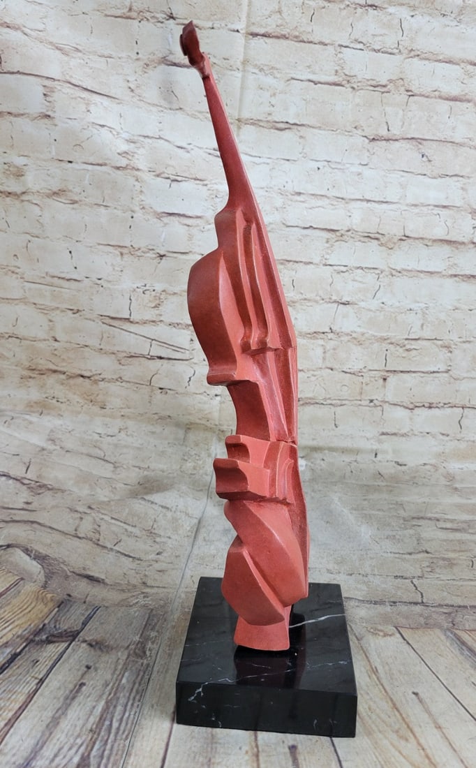 Cello Bronze Sculpture - 4