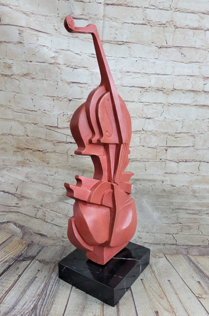 Cello Bronze Sculpture - 5