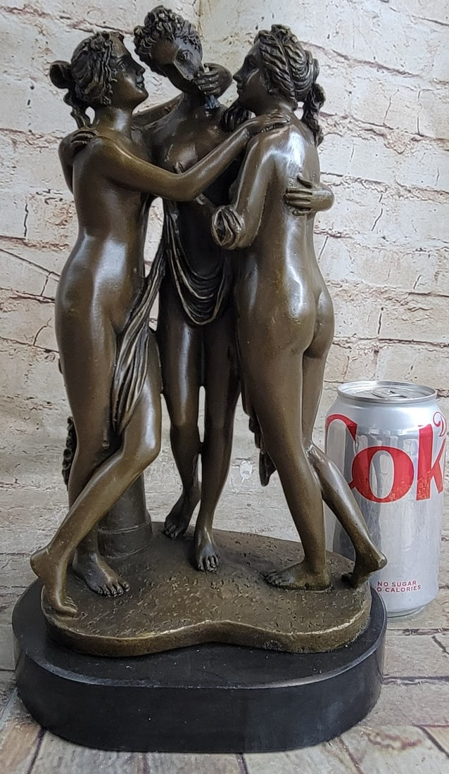 Three Graces Bronze Sculpture - 2