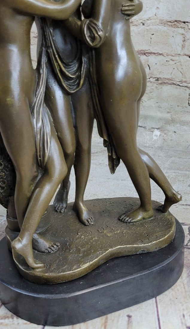 Three Graces Bronze Sculpture - 8