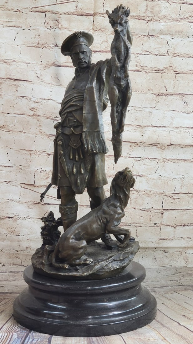 Hunter The Kill Bronze Sculpture - 3