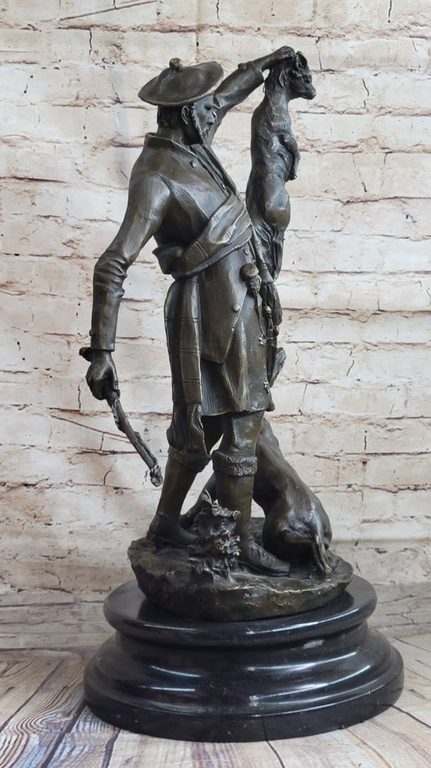Hunter The Kill Bronze Sculpture - 6