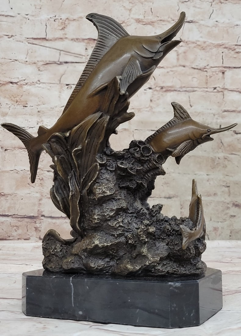 Florida Marlins Bronze Sculpture - 4
