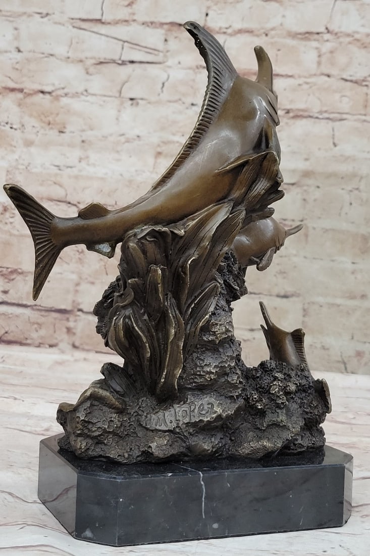 Florida Marlins Bronze Sculpture - 5